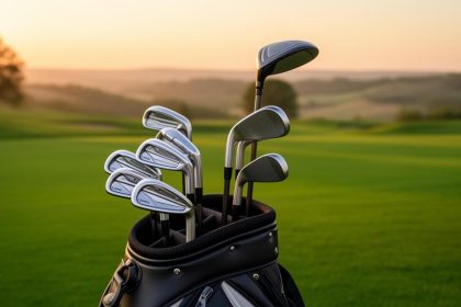 Clubs de golf variés pour débutants et joueurs confirmés