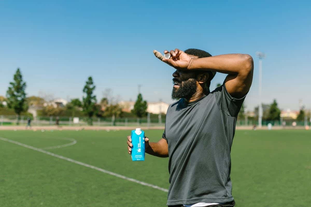 athlète  hydratation