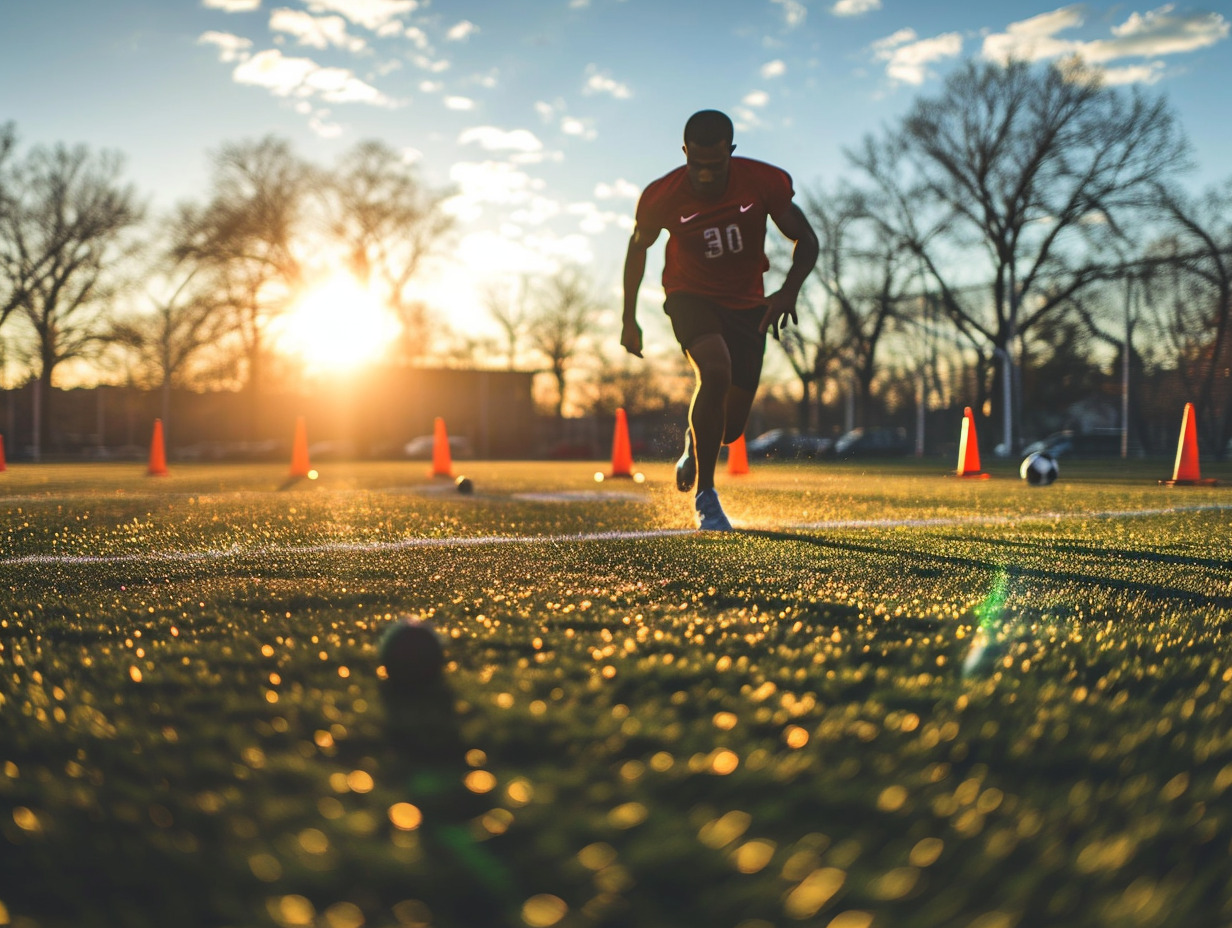 entraînement football sans ballon