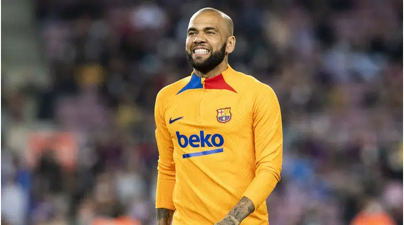 Dani Alves footballeur international brésilien et arrière droit milieu de terrain Pumas UNAM